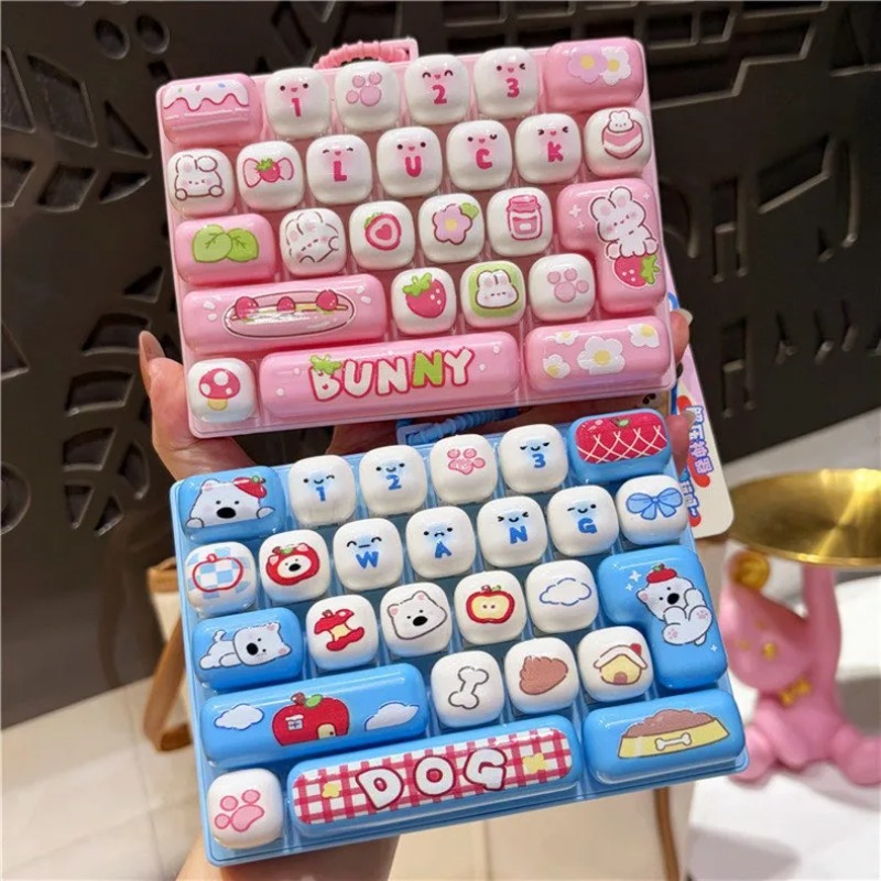 School Backpack Teen - 26 Grid Cartoon Animal Diary Stress