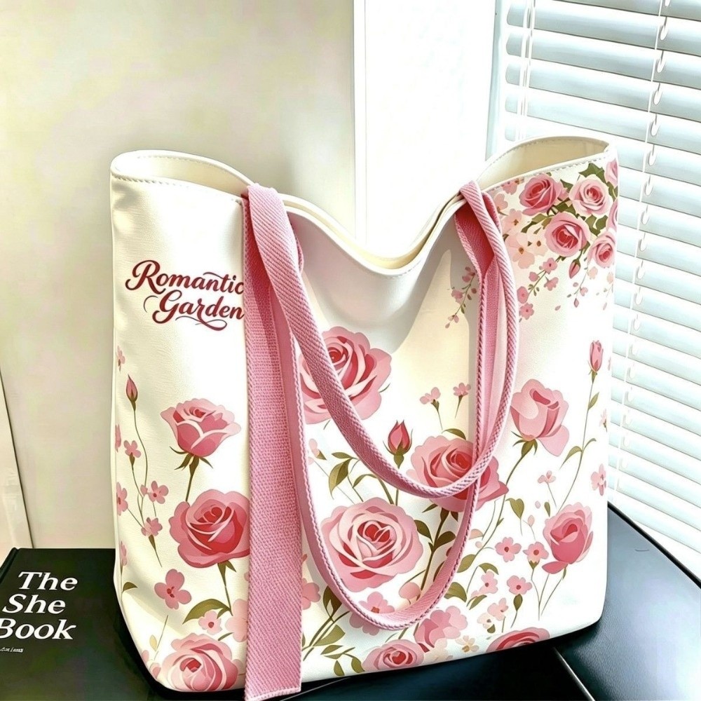 Canvas Backpack Casual - Portable Floral Canvas Tote Bag Large
