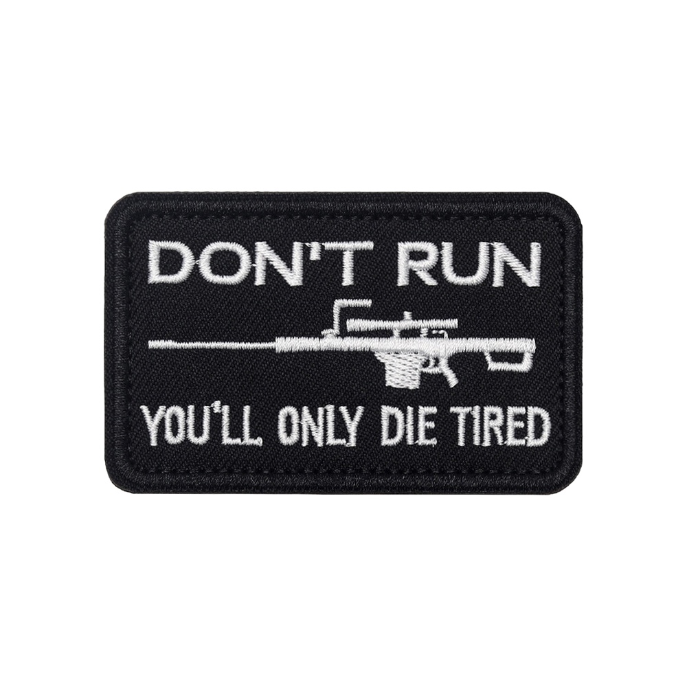 DON'T RUN Fun Meme Tactical Mo - Rucksack Military Style recension och pris