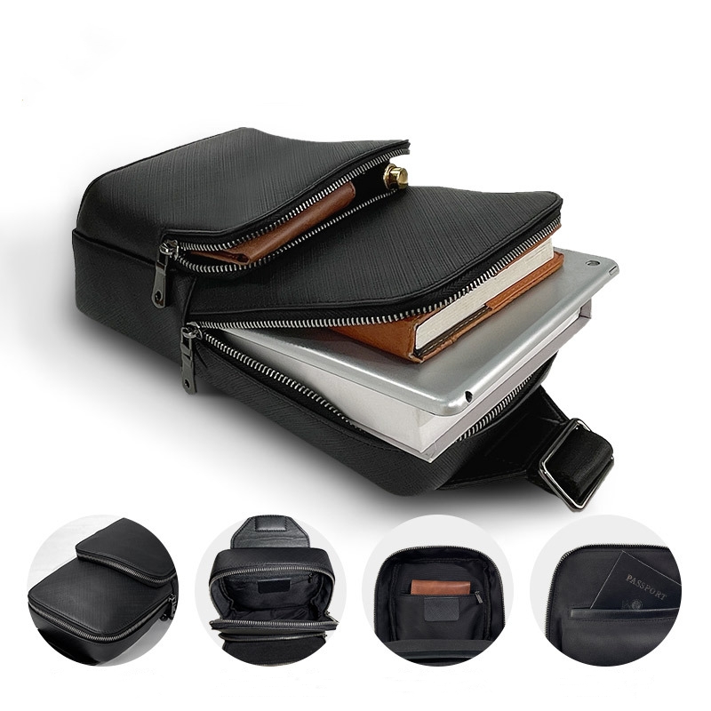 Fashion Design Black Men's Sli - Sling Backpack Shoulder recension och pris