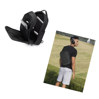 OZUKO Crossbody bag  For Men A - Travel Backpack Anti Theft recension och pris