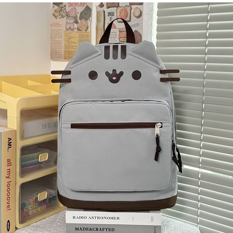 3D Ear Backpack Pusheen The Ca - Canvas Backpack Casual recension och pris