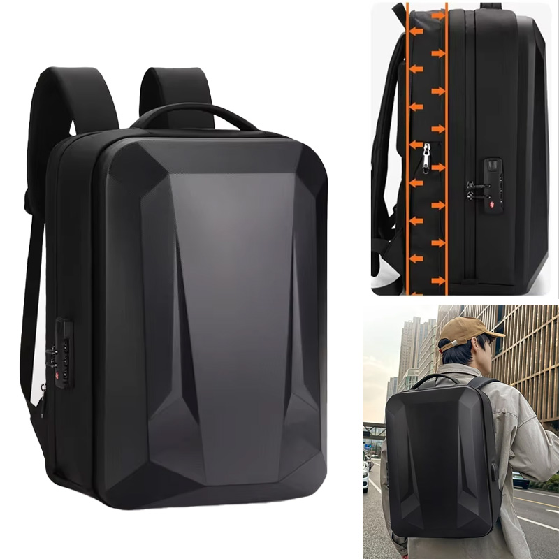 15.6-16 inch Hardshell Laptop  - Travel Backpack Anti Theft recension och pris