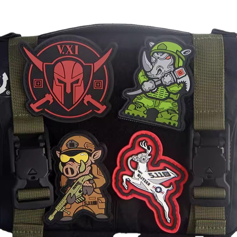 Tactical Badge Soft Rubber Ves - Rucksack Military Style recension och pris