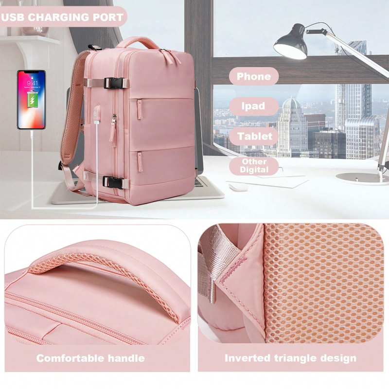 Travel Backpack Carry On Anti  - Travel Backpack Anti Theft recension och pris