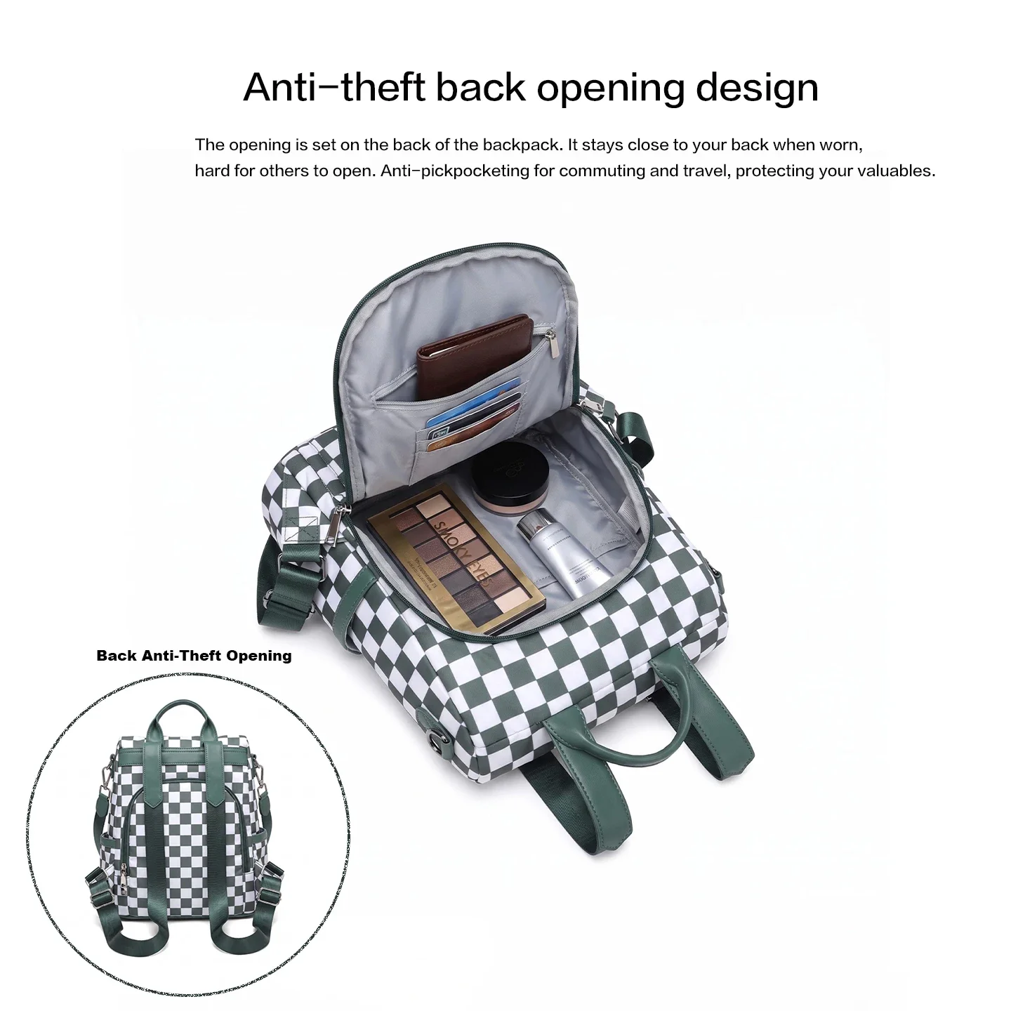 Women Anti-Theft Oxford Backpa - Travel Backpack Anti Theft recension och pris